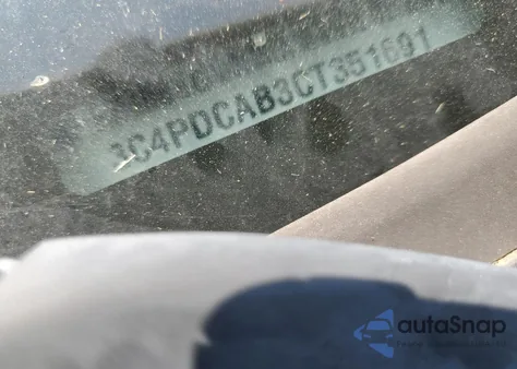 2012 Dodge Journey Se z USA, uszkodzony, nr VIN 3C4PDCAB3CT351691